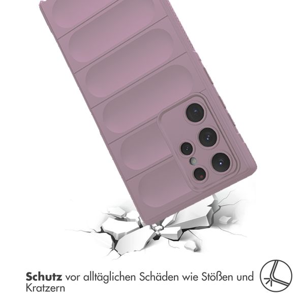 imoshion EasyGrip Back Cover für das Samsung Galaxy S22 Ultra - Violett