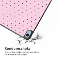 imoshion Design Trifold Klaphülle Apple iPad 11 (2025) 11 Zoll A16 / iPad 10 (2022) 10.9 Zoll - Happy Dots