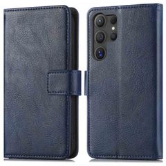 imoshion Luxuriöse Klapphülle Samsung Galaxy S25 Ultra - Dunkelblau