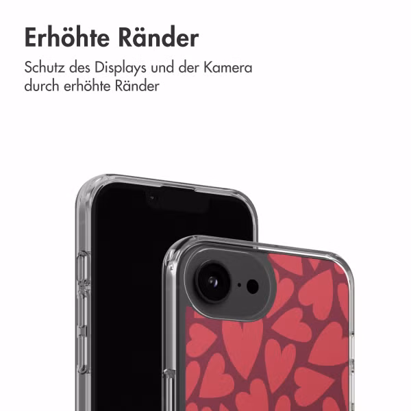 imoshion Design Hülle Apple iPhone 16e - Hearty Coral Dust