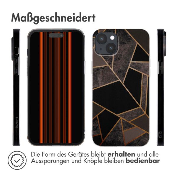 imoshion Design Hülle für das iPhone 15 Plus - Black Graphic