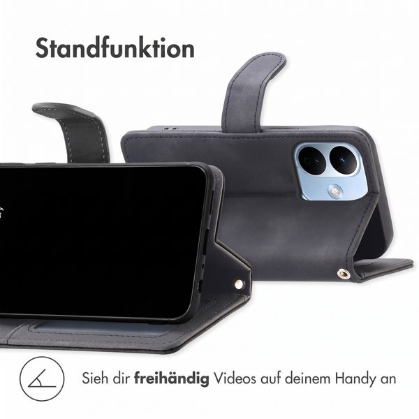 imoshion Klapphülle mit Kordel Xiaomi Redmi Note 17 Pro Max - Schwarz