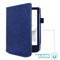 imoshion Vegan Leather Klapphülle für das Pocketbook Verse / Verse Pro / Vivlio Light / Light HD - Dunkelblau