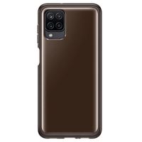 Samsung Original Silicone Clear Cover Galaxy A12 - Schwarz