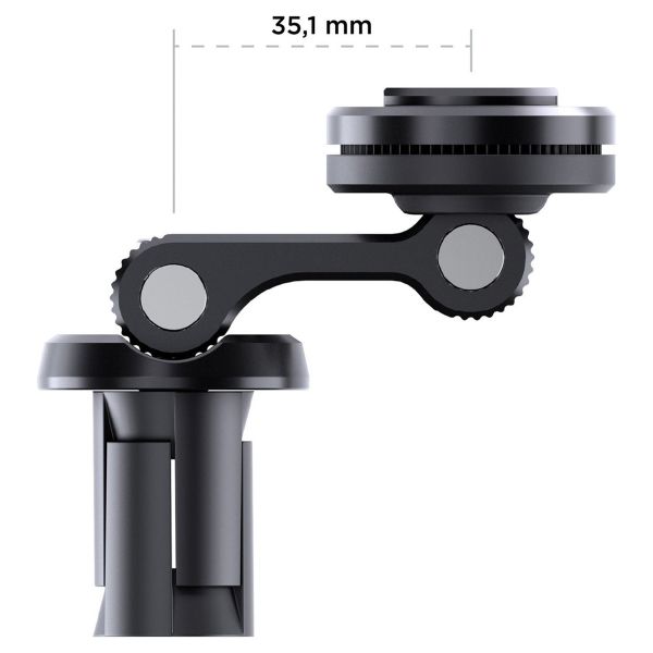 SP Connect Moto Stem Mount Pro - Handyhalter für Motorrad - Universalhalter für SPC+ Hüllen - Schwarz