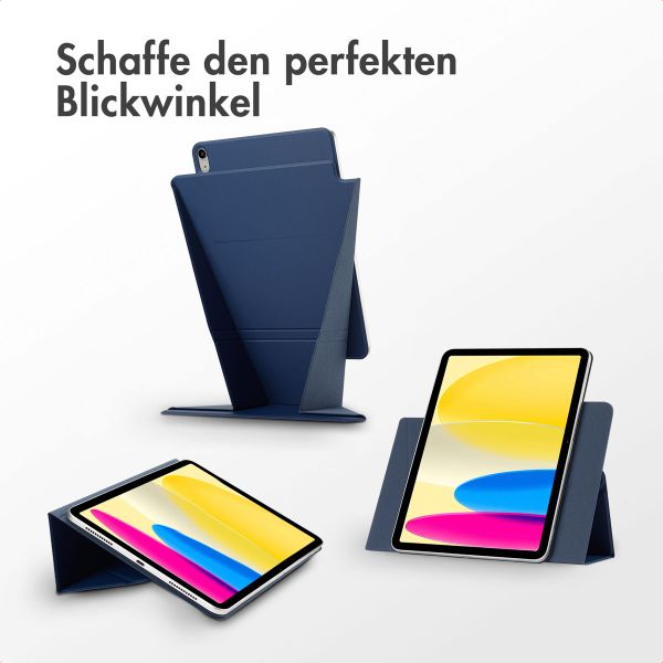 Accezz High Stand tablet case Apple iPad 11 (2025) 11 Zoll A16 / iPad 10 (2022) 10.9 Zoll - Dunkelblau