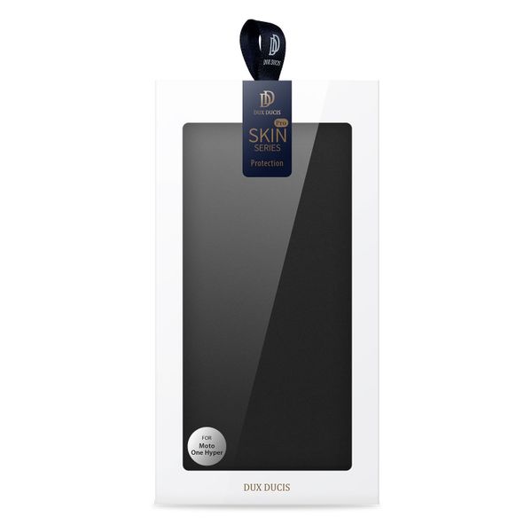 Dux Ducis Slim TPU Klapphülle Schwarz für das Motorola One Hyper