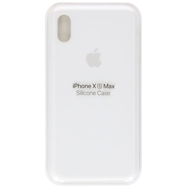 Apple Silikoncase Weiß für das Apple iPhone Xs Max