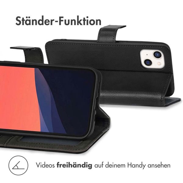 imoshion Luxuriöse Klapphülle Apple iPhone 13 Mini - Schwarz