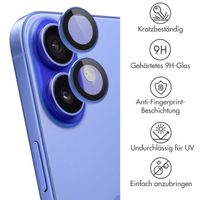 imoshion 2er-Pack Objektivschutz für Kamera für das Apple iPhone 16 / 16 Plus - Ultramarine