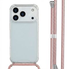 imoshion Transparentní zadní kryt s šňůrkou Apple iPhone 17 Pro - Rosé gold