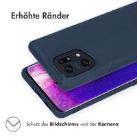 imoshion Color TPU Hülle für das Oppo Find X5 5G - Dunkelblau