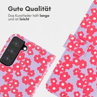 imoshion Design Klapphülle Samsung Galaxy S22 - Dusty Rose Blossoms