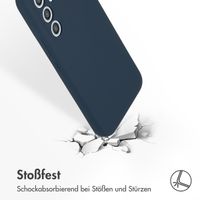 Accezz Liquid Silikoncase Samsung Galaxy A54 (5G) - Dunkelblau