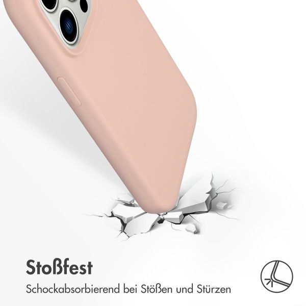 Accezz Liquid Silikoncase für das iPhone 14 Pro - Rosa