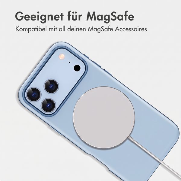 imoshion Color Backcover mit Thin MagSafe Ring Apple iPhone 18 Pro / 17 Pro - Hellblau