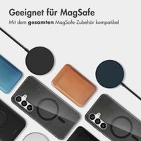 imoshion Sparkle Back Cover mit MagSafe für das Samsung Galaxy S25 - Glitzer Schwarz
