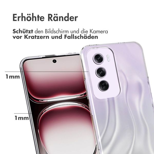 Accezz TPU Clear Cover für das Oppo Reno 12 Pro - Transparent