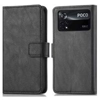 imoshion Luxuriöse Klapphülle Xiaomi Poco X4 Pro 5G - Schwarz