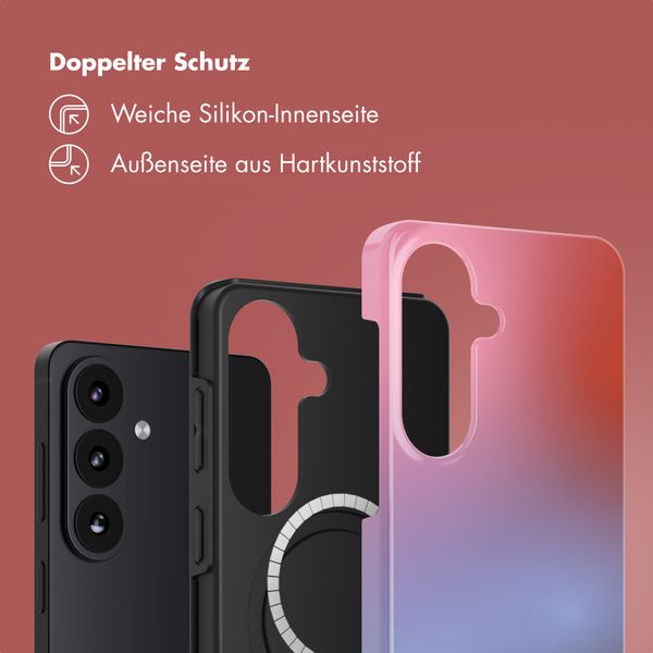 Selencia Vivid Rückabdeckung mit MagSafe Samsung Galaxy S26 - Gradient Soft Blush