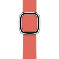 Apple Leather Band Modern Buckle für die Apple Watch Series 1 bis 9 / SE (38/40/41 mm) | Series 10 (42 mm) - Größe S - Pink Citrus