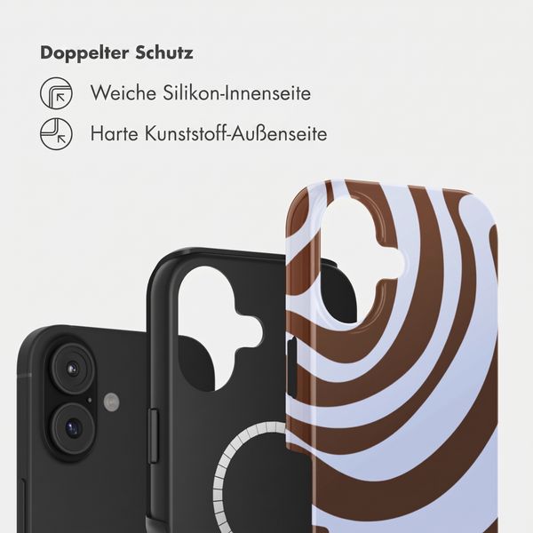 Selencia Vivid Rückabdeckung mit MagSafe Apple iPhone 17 - Dream Swirl Chocolate