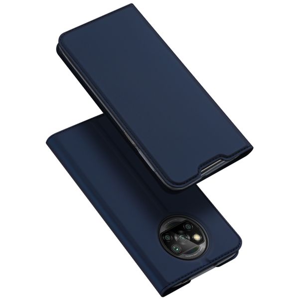 Dux Ducis Slim TPU Klapphülle für das Xiaomi Poco X3 (Pro) - Dunkelblau