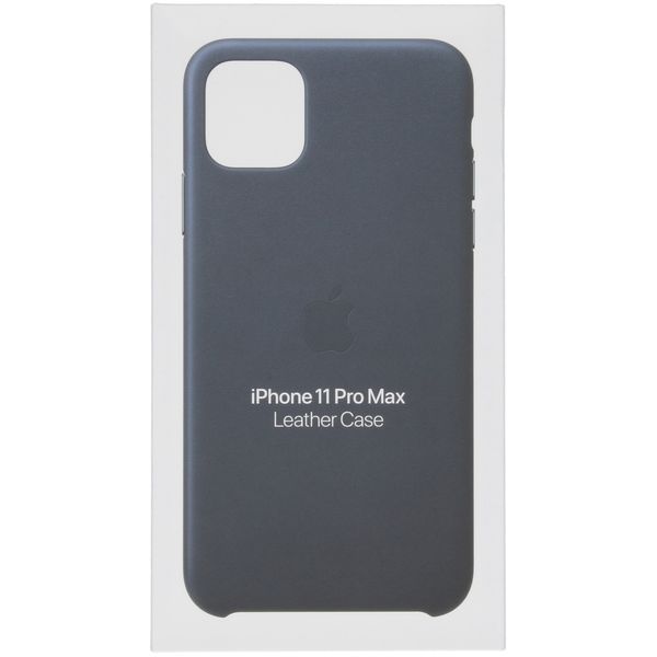 Apple Leder-Case Midnight Blue für das Apple iPhone 11 Pro Max
