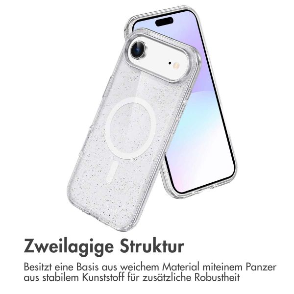 imoshion Sparkle Back Cover mit MagSafe Apple iPhone Air - Transparent