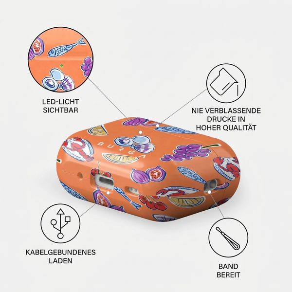 Burga Hardcase Hülle Apple AirPods Pro 2 - Sunset Dinner