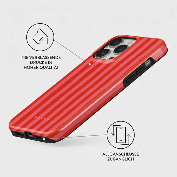 Burga Tough Back Cover MagSafe Apple iPhone 14 Pro - Pomegranate