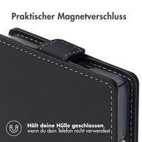 Accezz Flip Case für das Samsung Galaxy S25 Ultra - Schwarz