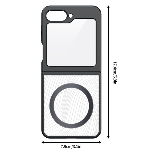 Dux Ducis Aimo Back Cover mit MagSafe Samsung Galaxy Z Flip 7 FE - Transparent