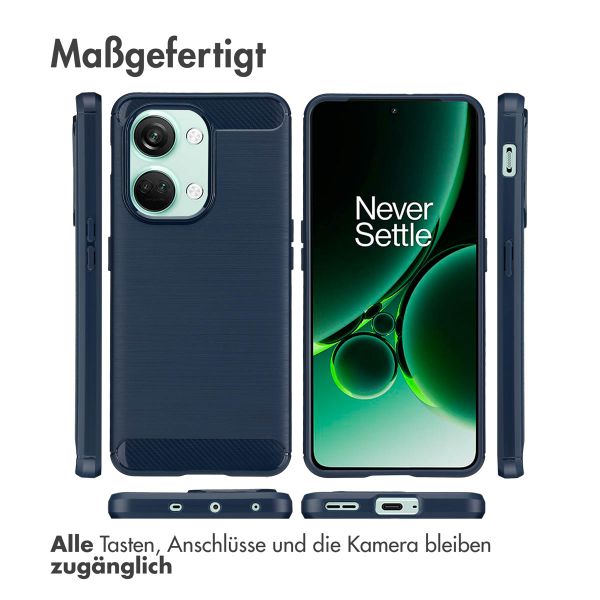 imoshion Brushed Back Cover OnePlus Nord 3 - Dunkelblau