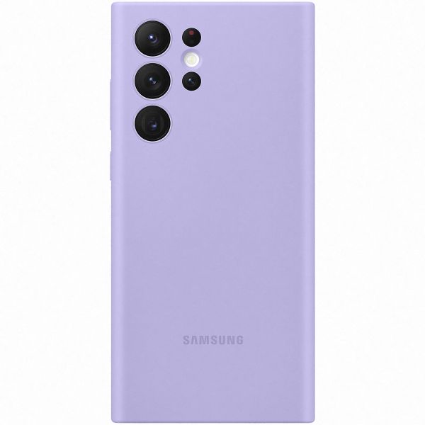 Samsung Original Silikon Cover für das Galaxy S22 Ultra - Lavender