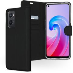 Accezz Wallet TPU Klapphülle für das Oppo A96 - Schwarz