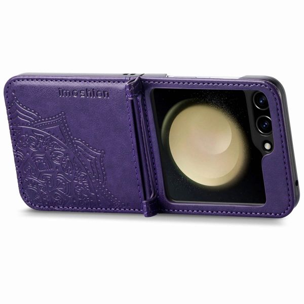 imoshion Mandala Klapphülle Samsung Galaxy Z Flip 5 - Violett