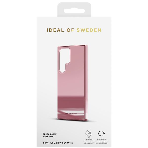 iDeal of Sweden Mirror Case Samsung Galaxy S24 Ultra - Rose Pink