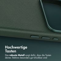 Accezz MagSafe Leather Backcover Apple iPhone 18 Pro / 17 Pro - Cedar Green
