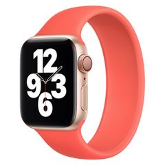 Apple Silikon Solo Loop für das  Apple Watch | 44/45/46/49 mm - Größe 10 - Pink Citrus
