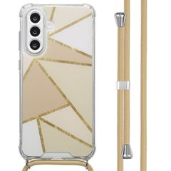 imoshion Design Hülle mit Band Samsung Galaxy A56 - Beige Graphic