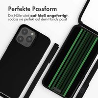 imoshion SilikonHülle mit Band Apple iPhone 15 Pro Max - Schwarz