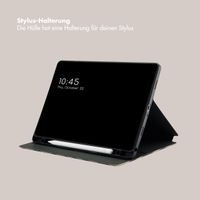 Selencia Vivid Klapphülle für das Samsung Galaxy Tab A9 Plus - Art Wave Black