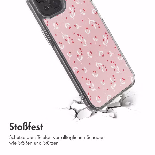 imoshion Design Hülle Apple iPhone 15 - Berries Blush