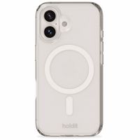 Holdit MagSafe Case für Apple iPhone 16 Plus - Transparent / White