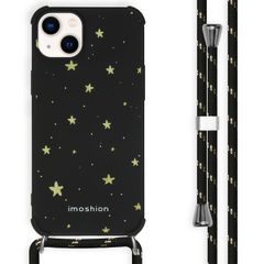 imoshion Design Hülle mit Band für das iPhone 14 Plus - Stars Gold