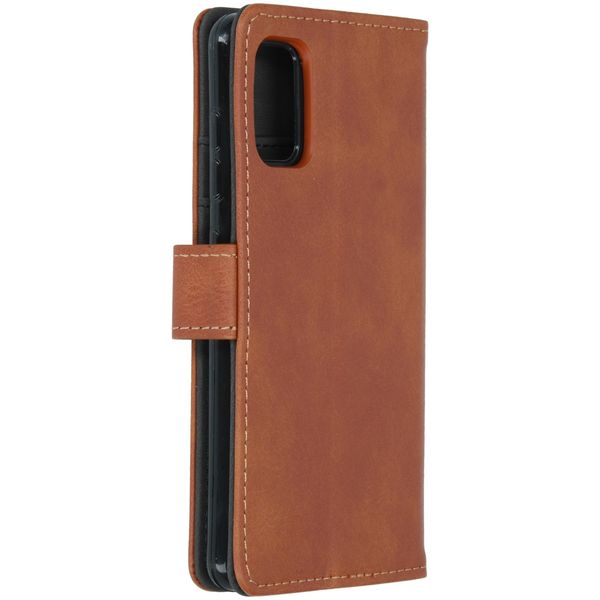 imoshion Luxuriöse Klapphülle Samsung Galaxy A41 - Braun