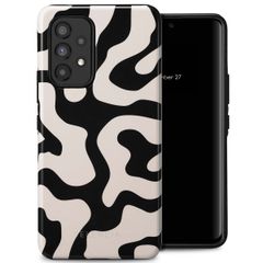 Selencia Vivid Back Cover für das Samsung Galaxy A53 - Art Wave Black