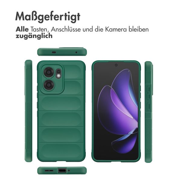 imoshion EasyGrip Backcover Oppo Reno 13 F (5G) - Dunkelgrün