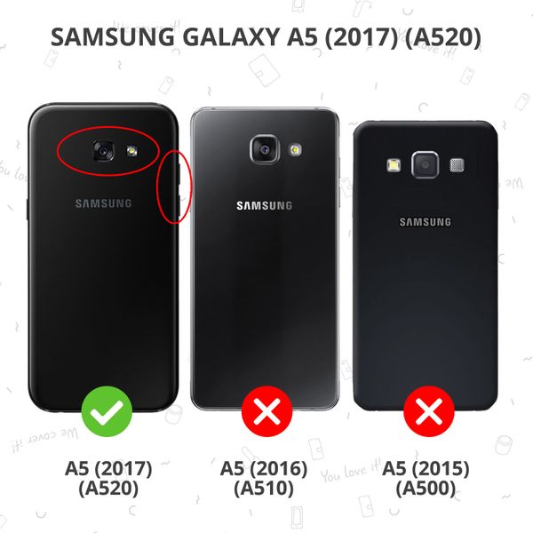 Unifarbene Hardcase-Hülle für Samsung Galaxy A5 (2017)